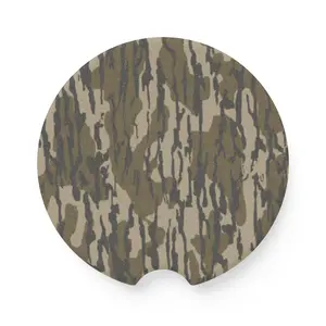 Camo Soapstone Car Coaster/Old School Camo Car Coaster/Camo Car Accessories/Hunting Gifts/Coasters for Vehicle/Waterfowl Camo Car Décor, Hunting Gifts, Father's Day Gift Christmas
