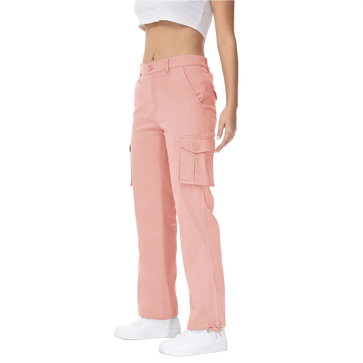 YSENTO Women's Multi-Pocket Outdoor Street Casual Pants
