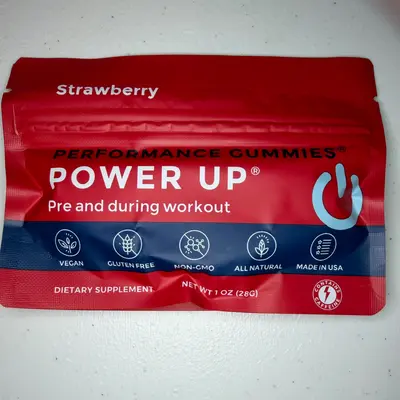 Performance Gummies Strawberry Flavor Pre and During Workout