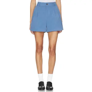 Varley Jorden Pleat Short in Bijou Blue