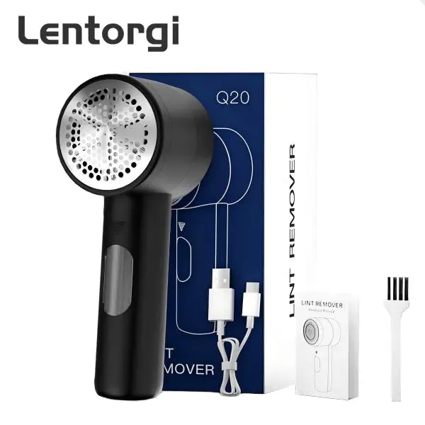 Dealsforyoudays-Fabric shaver, Rechargeable Lint Remover, Electric lint shaver, Hairball trimmer, Household Gadgets, Cleaning Products, 3-Speeds, 6-Le