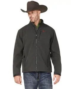 Ariat Men's Americana Logo 2.0 Zip-Front Softshell Jacket Big - 10041616-Big
