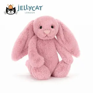 Jellycat Bashful Bunny Plush with Gift Bag, Soft Cute Rabbit Stuffed Animal, Baby Shower Gift, Kids Bunny Toy, Nursery Decor, US Stock