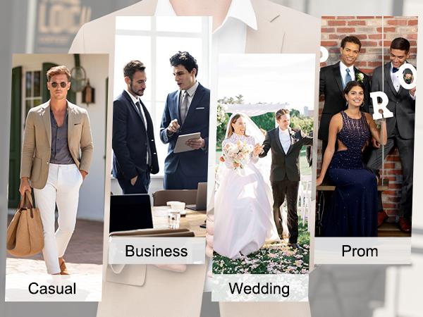 COOFANDY Men's Casual Blazer Regular Fit Lightweight Sport Coats One Button Suit Jacket Dress Blazer Jackets