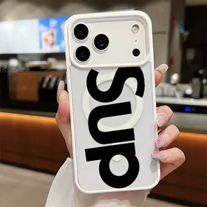 SUP Fashion Phone Case Magesafe TPU for iPhone17AIR 17PRO 16PRO 15PRO MAX  14 PLUS 13PRO 12 11PRO XS MAX X XR Samsung Galaxy S25 Ultra S24 S23 S22 Plus