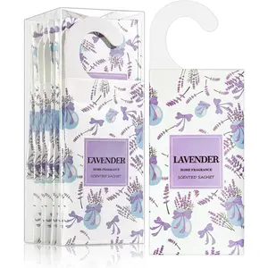 12 Packs Lavender Large Scented Sachets for Drawer and Closet, Long-Lasting Hanging Sachet Bags Closet Deodorizer Scented Air Fresheners for Home for Lover