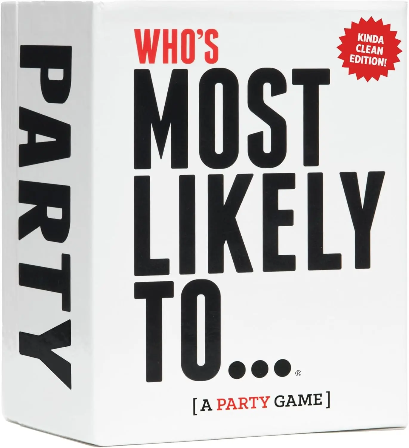 Games Who's Most Likely to...Kinda Clean Family Edition [A Party Game | Great for Adults & Teens | Game Nights & Big Groups]