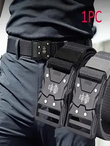 Men's Sports Waist Belt with Plastic Buckle, Adjustable Belts, Nylon Material, Multi-Functional Casual Use, Outdoor Activities, Gift Choice, Web Belt