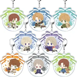Hetalia World Stars Twinkle Charappu Balloon Ver Acrylic Keychain, Hetalia Character Unique Keychains for Personal Style, Cute Keychains for Bags and Keys, Durable, Lightweight and Perfect for Personal Style, Collecting and Gifting
