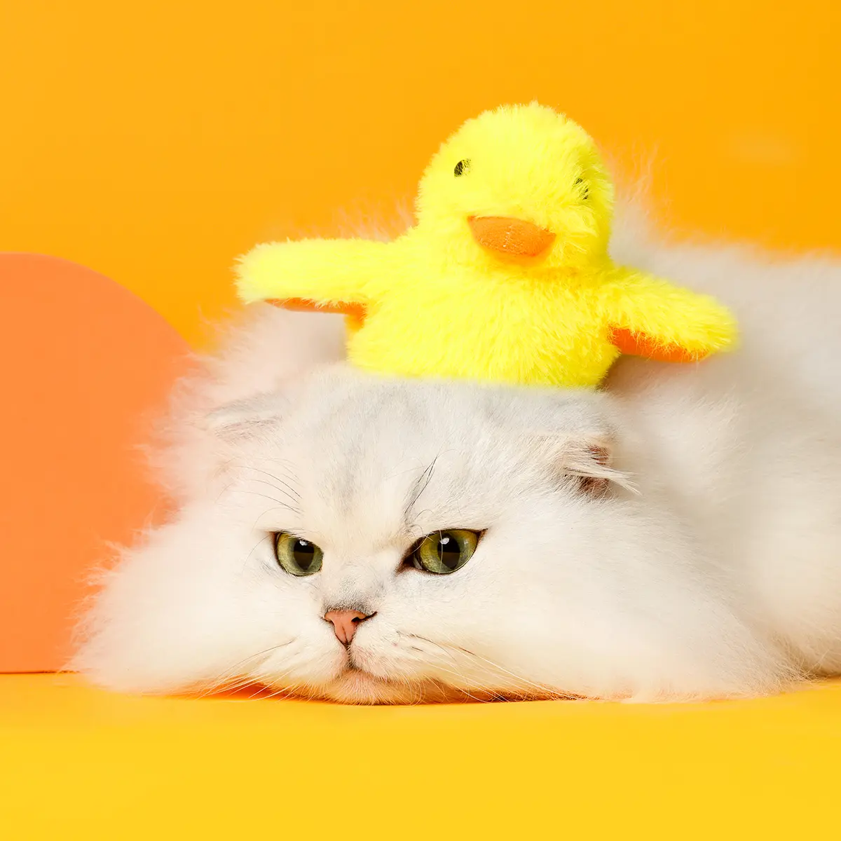 Rechargeable Flapping Duck Cat Toy – Touch-Activated, Lifelike Quacking ...