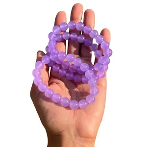 Purple Chalcedony 10mm Bracelet