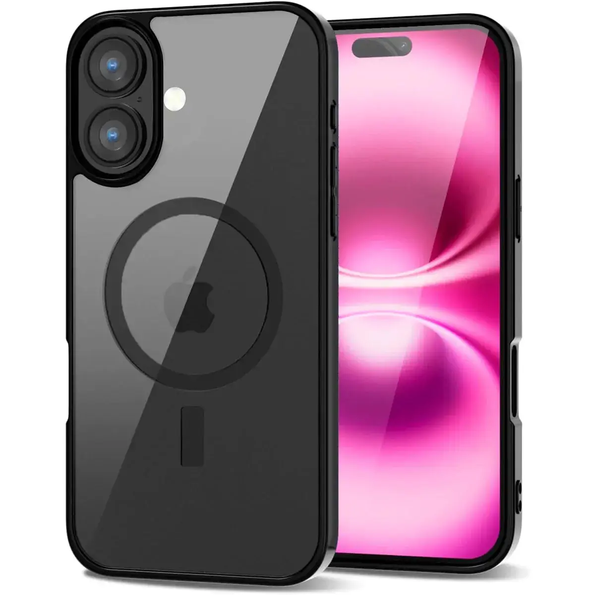 Entronix iPhone 16 Plus [Magnetic-Compatible] Case - Clear Matte, Cover Protective