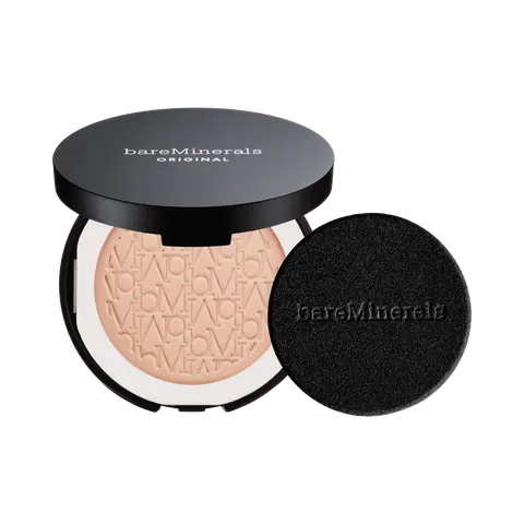 bareMinerals Original Talc-Free Pressed Powder Foundation Mineral SPF 15 - Hydrating, Concealer, Makeup, Coverage, Waterproof, Cosmetic