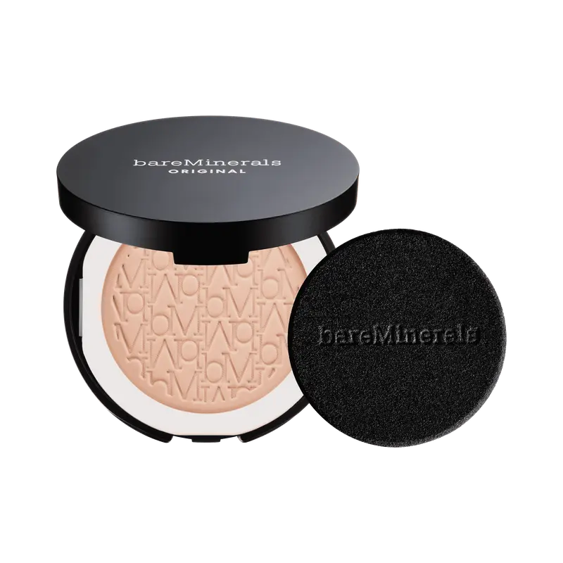bareMinerals Original Talc-Free Pressed Powder Foundation Mineral SPF 15 - Hydrating, Concealer, Makeup, Coverage, Waterproof, Cosmetic