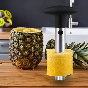 Pineapple Corer, 1 Count Stainless Steel Pineapple Tools, Pineapple Cutter for Home Kitchen, Fruit Vegetable Slicer, Summer for Gift