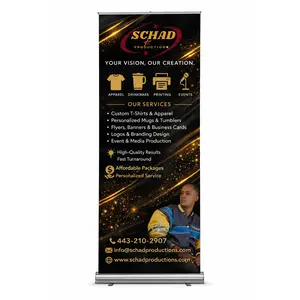 Retractable Banner Stand – 24in x 79in