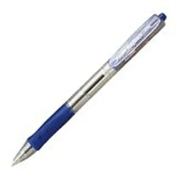 Pilot 32211 Easytouch Retractable Ballpoint Pen - Fine Tip Pen, Blue Ink, Ergonomic Form-Fitting Grip, Pocket Clip, Quick Drying, 12-Count Office Writing Tool