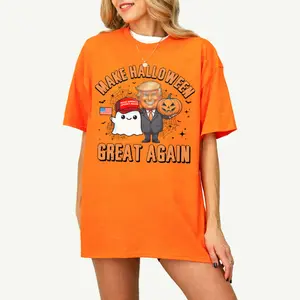 Make Halloween Great Again Tshirt, Trummp or Treat Tee Halloween Shirt, Trick or Treat Shirt Maga Merch, Republican Gift Make Halloween Great Again Shirt