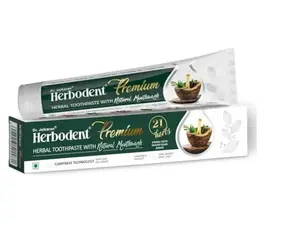 Herbodent Premium  - 21 Herbs for Strong Teeth & Healthy Gu - No Paraben, No Fluoride 5.8oz   oral health management Daily Herbal Mouthwash Toothpaste probiotic  toothpaste