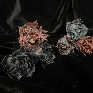 The Tormented Flower - 3D Printed Gothic Dark Home Decor with Decorative Floral Ornaments, Perfect for Collectors and Unique Gifts
