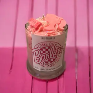 Pink Sugar Whipped Candle (barbee inspired)