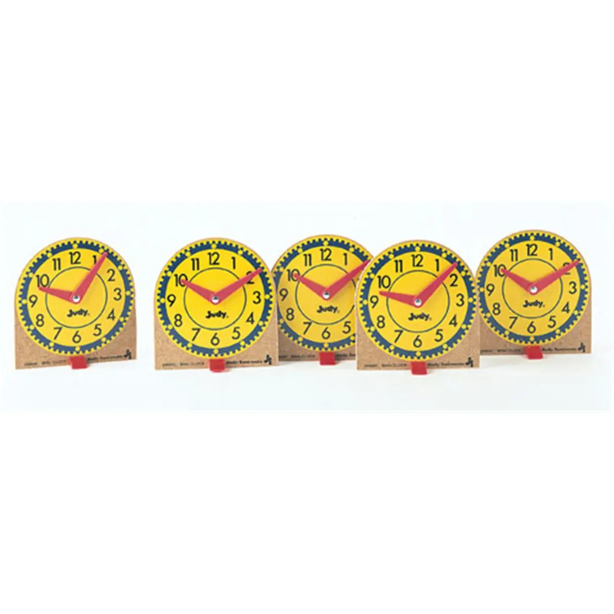 212 MAIN Movable Wooden Judy Clock Teaching Aid - Frank Schaffer Publications J-209041 12-Pack Mini Plastic Decor Clocks for Classroom, Clock For Classroom