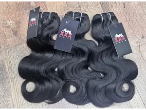 3 Bundle Deal Premium Virgin Body Wave Hair 22”24”26”
