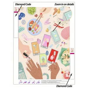 5D DIY Diamond Painting, Diamond Painting Kits, Party Scene Diamond Painting Set, Colorful And Cheerful Women's Party Poster, High-Definition Diamonds, Handmade Decorative Paintings, Full Mosaic Diamond Set, To Exercise DIY Skills