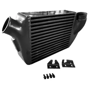 Alloyworks Top Mount Intercooler for WRX 15-19 Forester XT CVT 2.0 14-18 Legacy MT 10-12 Black