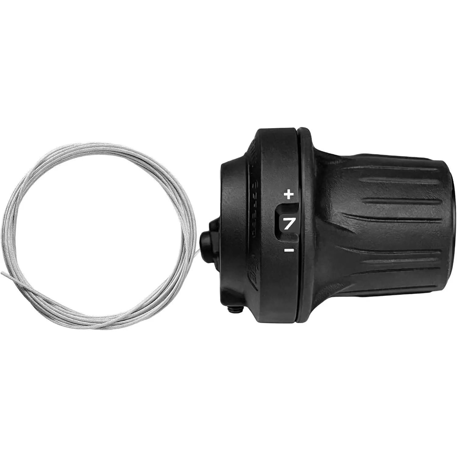 7 Speed Bike Shifter SL-RV100 Twist Grip Thumb Gear Shift Lever | 7 Speed Bicycle Gear Shifter Durable Stable Operation for MTB Folding Mountain Road Bicycles