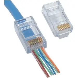 Platinum Tools  Platinum EZ-RJ45 Cat6 Connectors - Clear