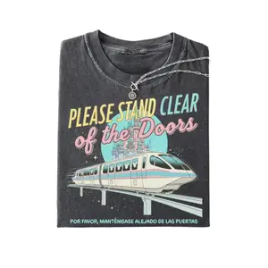 Please Stand Clear of the Doors T-Shirt, Inspired Monorail Quote Tee, Magic Kingdom Retro Trip Shirt