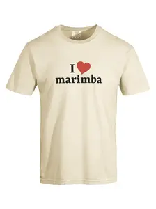 I <3 marimba | short sleeve comfort colors t-shirt