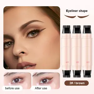 3PCS Rotating Eyeliner Stamp Pen – Dual-Head Design with Wing Stamp, Quick-Dry, Long-Lasting, Smudge-Proof for Easy Cat Eye, Sharp Winged Lines & All-Day Makeup Wear - Beginner Friendly Everyday Makeup Tool for Women, Women's cosmetics, Makeup tools.