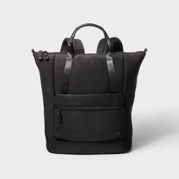 Faux Neoprene Tote Backpack Cream - All In Motion™