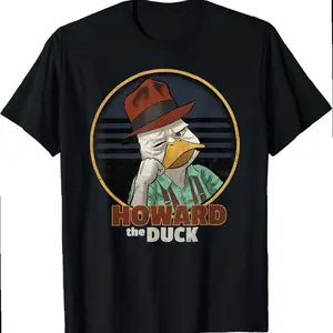 Howard The Duck Bummed Out Badge Graphic T-shirt, T-shirt