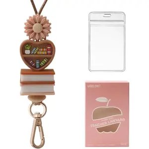 2025 Teacher Lanyard, School ID Lanyards with Safety Breakaway Clasp for Teachers, Nurses & Faculty