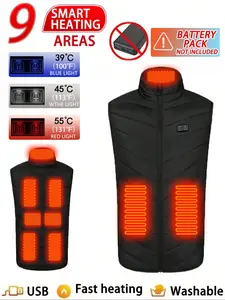 Men's Casual Plain Woven Jacket Coat, Thick Fabric Fitted Design, Fall & Winter Wear, Regular Length Outerwear for Men