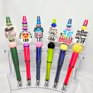 Nursing CNA MA Pharmacy Tech Medical Focal Bead Pens with Unique Designs for Medical Professionals