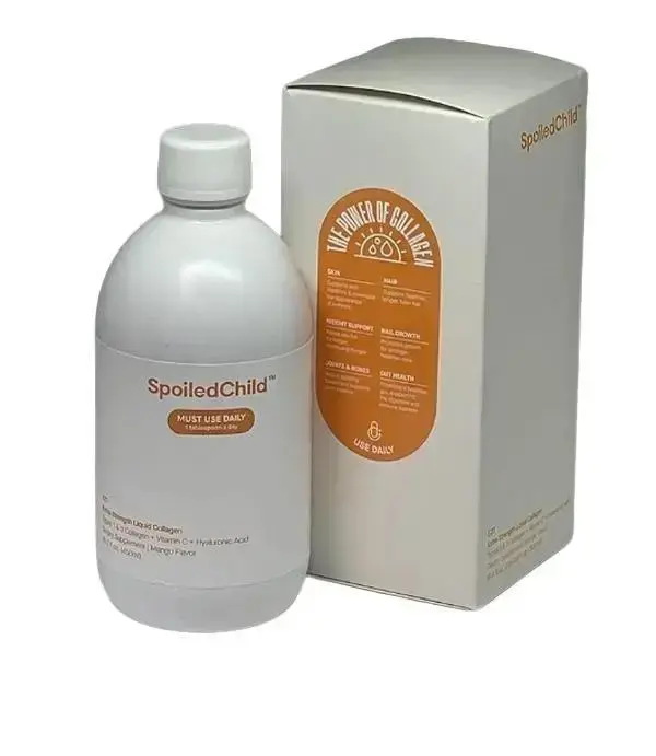Spoiled Child E27 Mango Liquid Collagen Daily Formula – Smooth Blend, Mango Flavor Drink