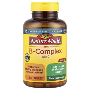 Nature Made Super-B Complex with Vitamin C, 360 Tablets