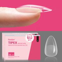 512 Pcs Half Matte Oval Short（NO GLUE&Lamp）