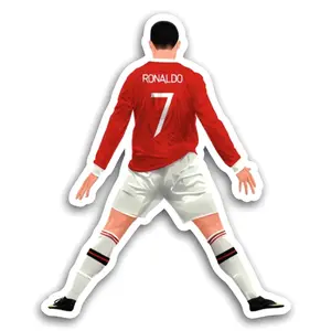 Cristiano Ronaldo Soccer Vinyl Sticker – Waterproof Sports Decal for Cars, Trucks, Laptops, Windows & More A87