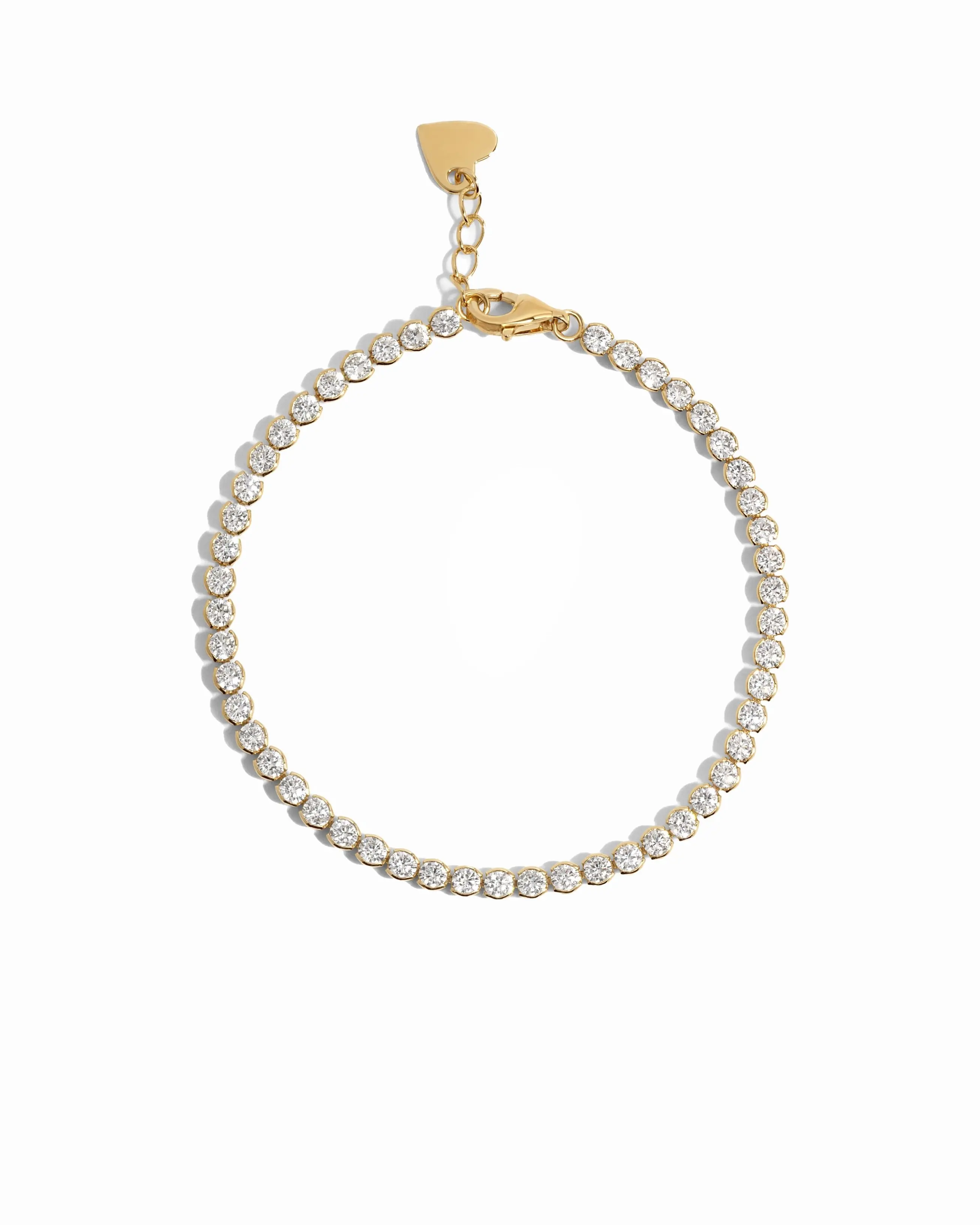 Sami Jewels 3mm Round Tennis Bracelet for Women, 925 Sterling Silver Plated, 14k Gold Plated Tennis Bracelet, High Quality Tennis Bracelet, Stackable Bracelet, Silver Tennis Bracelet