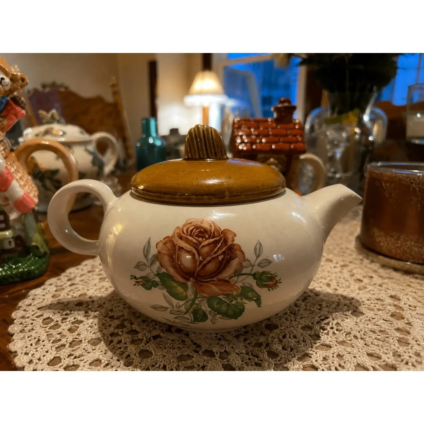 Floral Ceramic Teapot