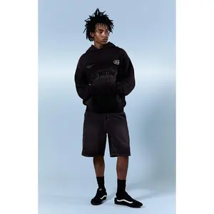 Pacsun Men's Parker Baggy Jean Shorts Carpenter Black