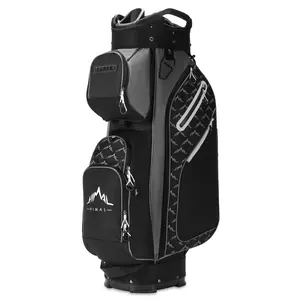 UNIHIMAL 14-Way Golf Cart Bag - Full-Length Divider Top, Multiple Pockets, Handles, Rain Cover for Men