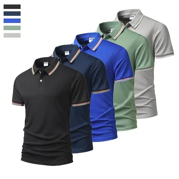 Black + Dark Blue + Royal Blue + Green + Gray