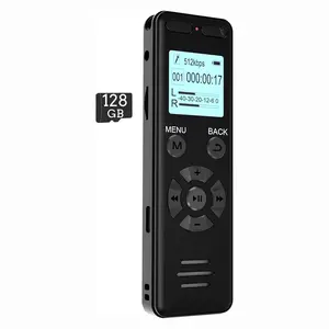 136GB digital voice recorder, voice-activated recorder, suitable for lectures and conferences - aiworth 9860 hours recording device, with playback function, MP3 player, password protection, and speed adjustment function