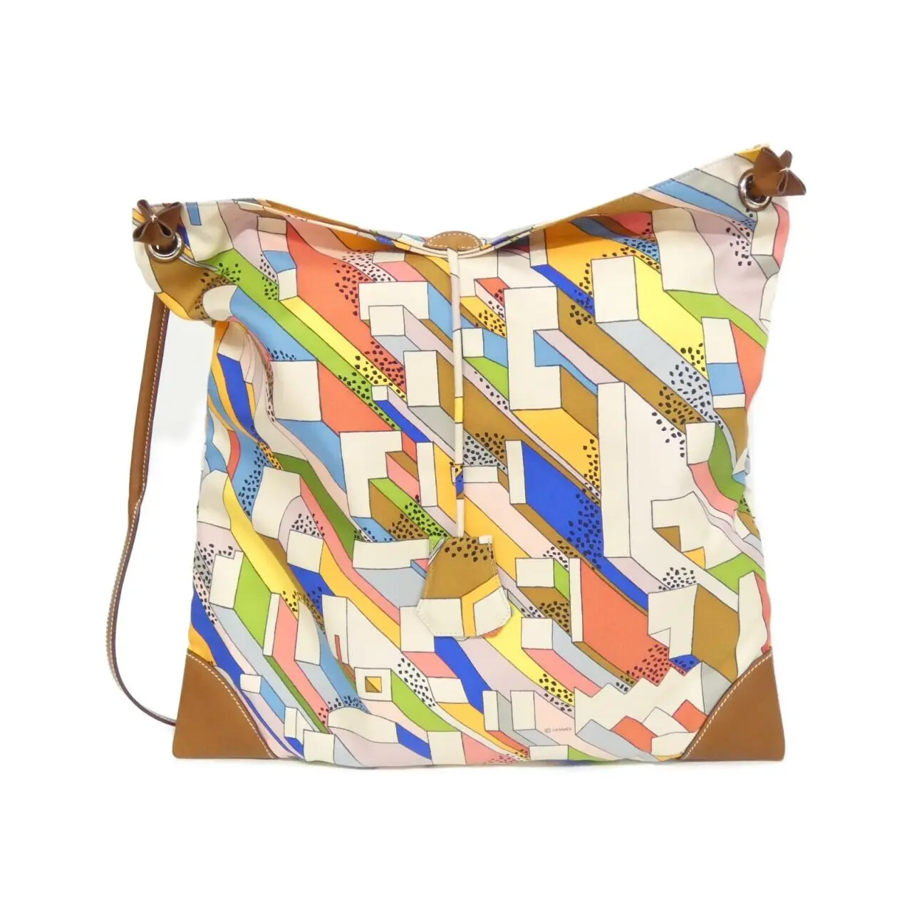 Pre-owned HERMÈS Silk Shoulder Bags Hermes ON A SUMMER DAY Silky City MM Shoulder Bag